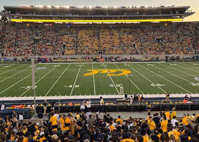 Photo at a Cal football game 