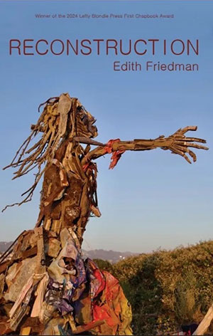 Cover of Reconstruction, book of poems by poet and Extension student Edith Friedman