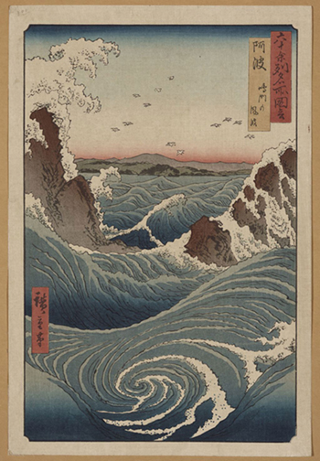 Naruto Awa, Whirlpools, circa 1855