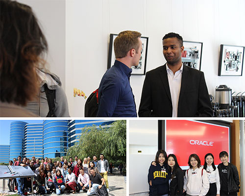 Students visiting Oracle