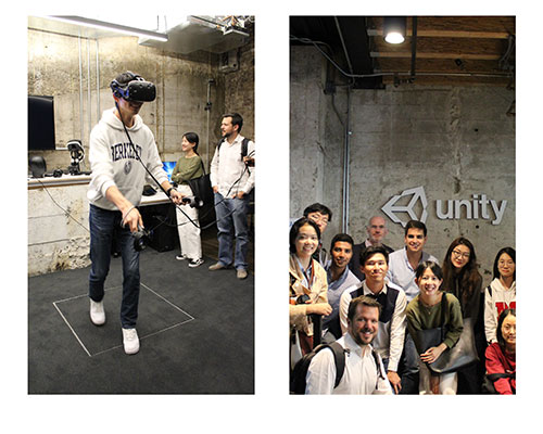 Students visiting Unity headquarters