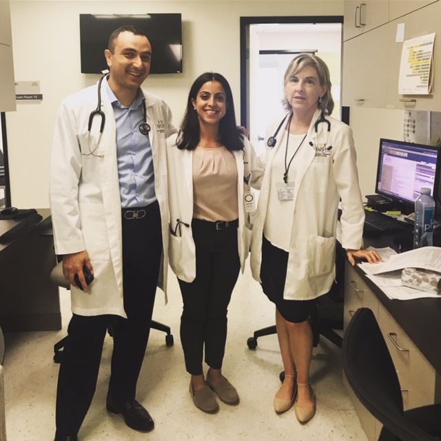 Nurse practitioner Armen, Ilse Tejeda and nurse practitioner Wendy at San Fernando Community Health Center