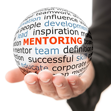 Mentorship word cloud