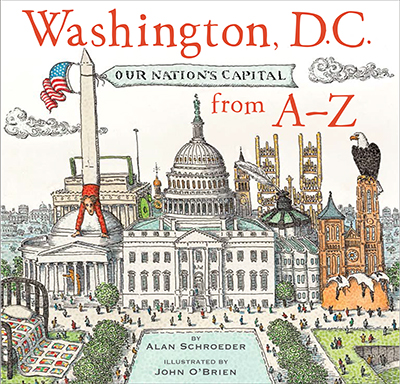 Cover of Alan Schroeder's upcoming Washington, D.C., book