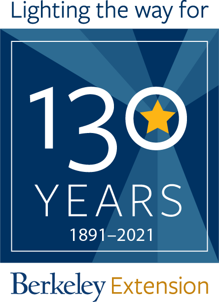 UC Berkeley Extension 130th Anniversary logo by Jennifer Warren