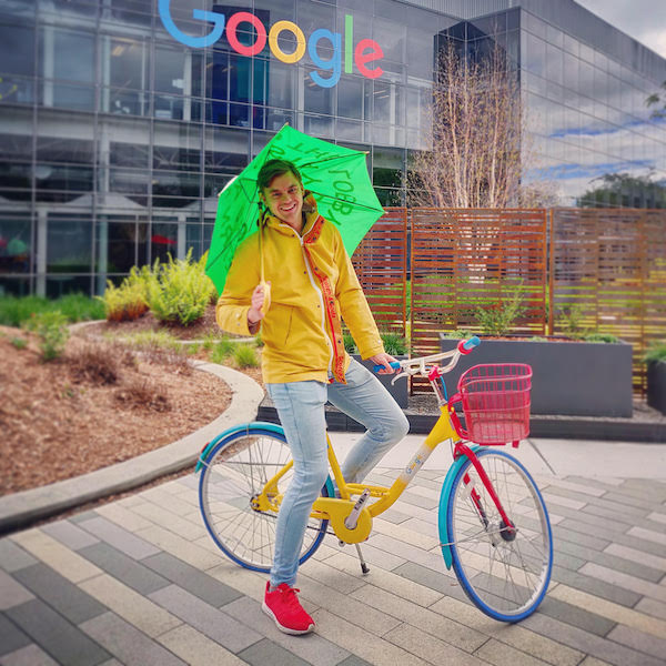 BHGAP student Hugo from the Netherlands visits the Google office in Silicon Valley