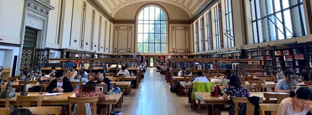 Photo of inside UC Berkeley library