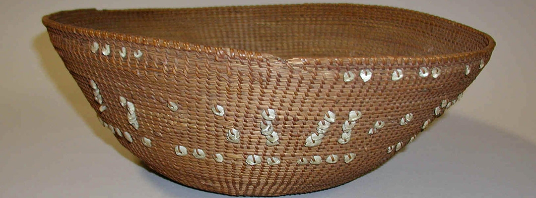 Ohlone basket from Hearst Museum