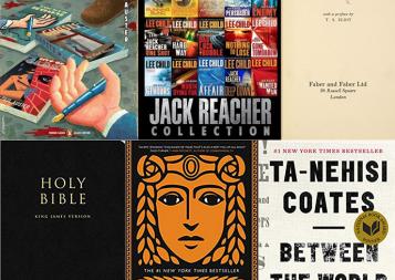 Collage of book covers that our staff is reading during National Read a Book Day on Sept. 6.