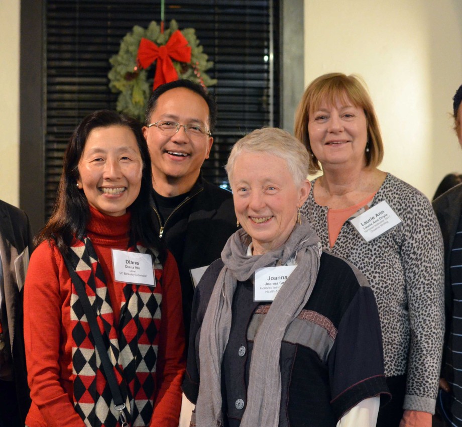 Dean Diana Wu with 2017 Honored Instructors at celebration