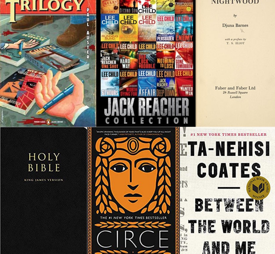 Collage of book covers that our staff is reading during National Read a Book Day on Sept. 6.