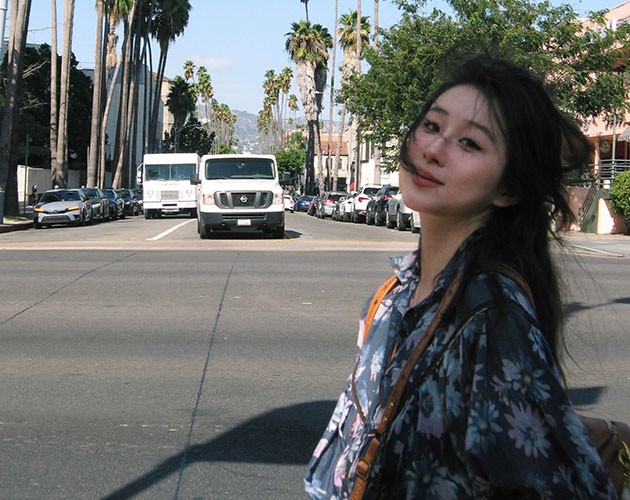 Photo of Dan Zhau on a street in Los Angeles