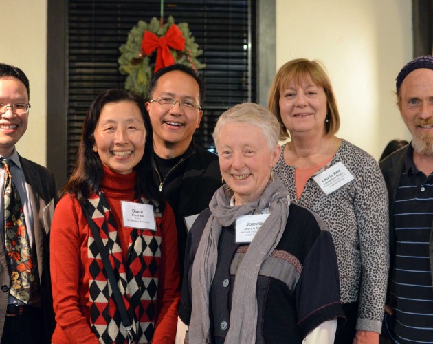 Dean Diana Wu with 2017 Honored Instructors at celebration