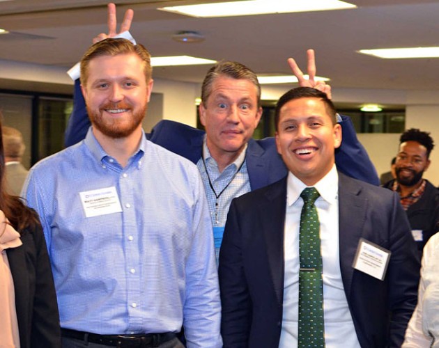 Members of the PFP Career Night panel gather together for a group photo