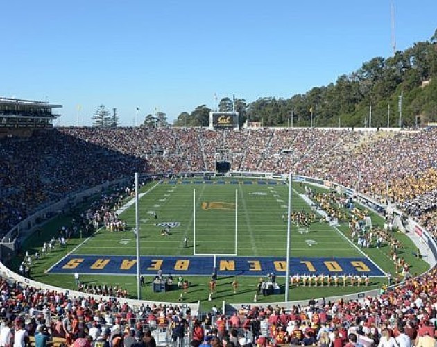 UC Berkeley football stadium is filled with fans