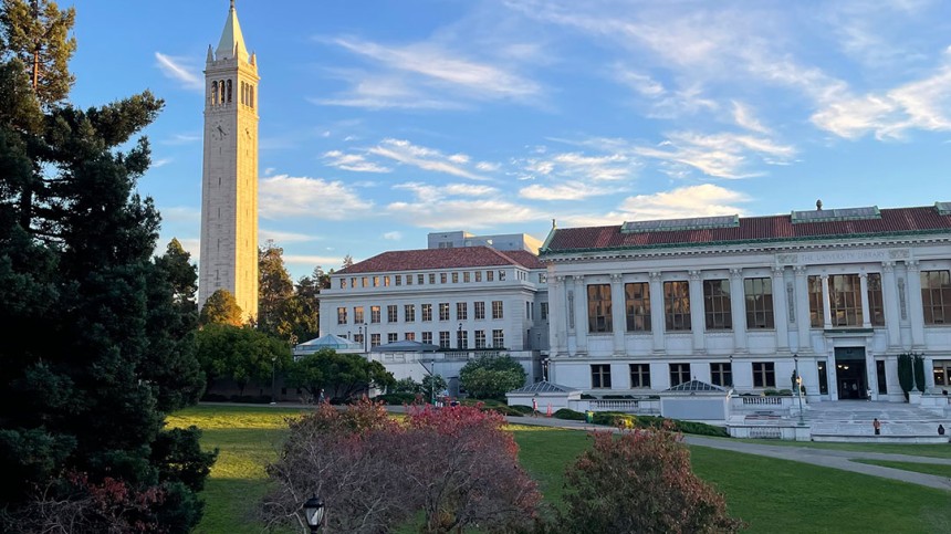 Photo of UC Berkeley buildings and Campanille