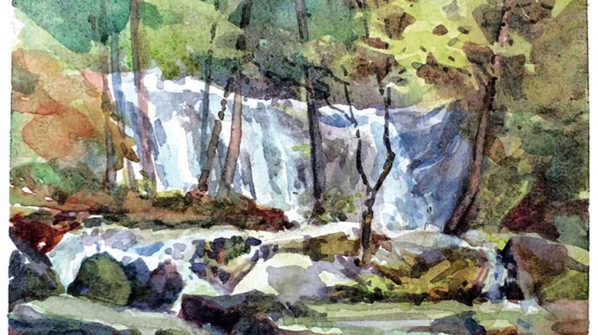 Nature watercolor by Inspired Instructor Jennifer Mahoney