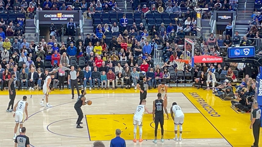  Sibble attended an NBA game in San Francisco