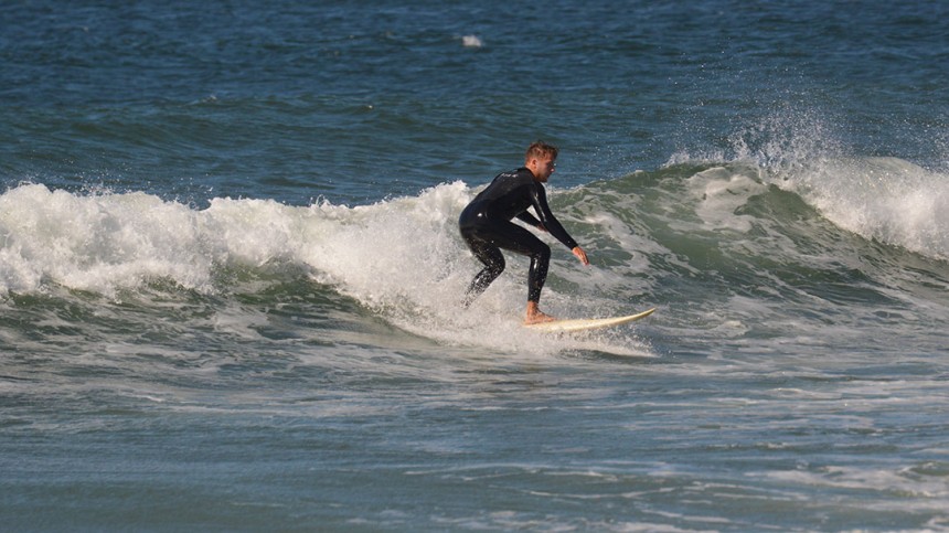 Soren Lange-Klapproth surfing 