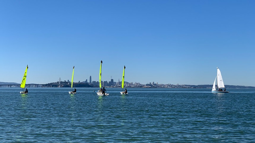 Photo of sailboats at Berkeley marina